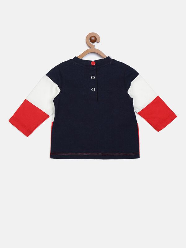 T-Shirt With Broad Striped Pattern image number null